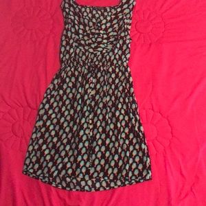Bepop Black bird patterned dress